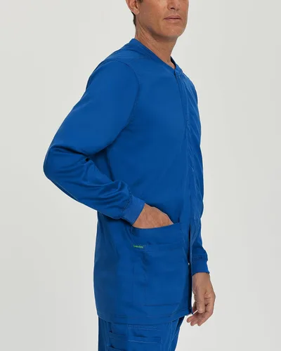 Vista 2 de Proflex 3170 - Chaqueta médica elástica de 3 bolsillos para hombre