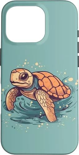 Vista 19 de Funda para iPhone SE (2020) / 7 / 8 Cute Kawaii Sea Turtle in the Ocean
