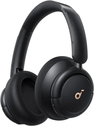 Vista 10 de Soundcore Q30 de Anker, Audífonos híbridos con cancelación activa de ruido, múltiples modos, audio de alta resolución, EQ personalizado a través