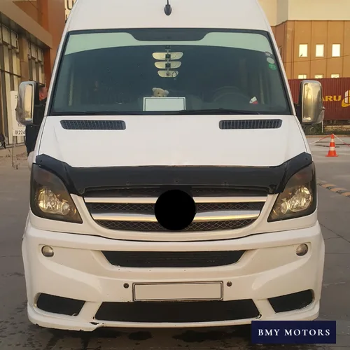 Vista 4 de BMY Deflector de capó/protector de insectos delantero compatible con Mercedes Sprinter W906 2006-2014 Protector de capó Partículas e insectos