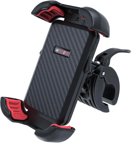 Vista 7 de Windone Soporte de teléfono para bicicleta, soporte de teléfono para motocicleta, soporte de teléfono para manillar para bicicleta, accesorios