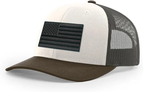 Vista 313 de Joe's USA Richardson 112 - Gorras de camionero con parche gráfico personalizado - Gorras estructuradas de cinco y seis paneles Richardson Premium