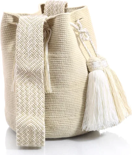 Vista 4 de WYOU Utopia classics Hobo in Wayuu Crochet, Grande