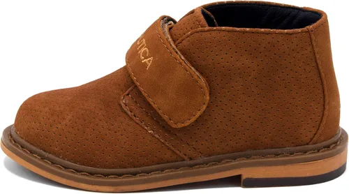 Vista 2 de Nautica Botas Chukka de vestir para niños, botines para niños con correa ajustable (niños pequeños)