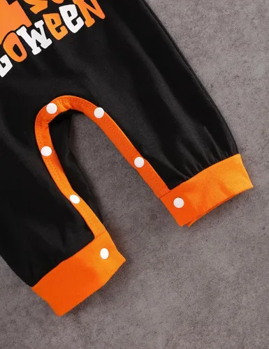 Vista 6 de Mameluco para bebé recién nacido, traje de Halloween, conjunto de regalo