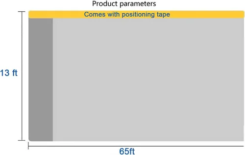 Vista 3 de Funda de plástico desechable de 13 x 65 pies para sofá que se puede cortar arbitrariamente, fundas de muebles, fundas de sofá impermeables, funda