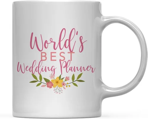 Vista 107 de Andaz Press Taza de café de 11 oz, regalo de broma de la mejor abbuela del mundo, diseño floral, paquete de 1