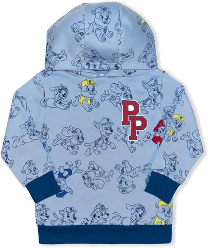 Vista 2 de Nickelodeon Paw Patrol Chase Rubble and Marshall Boys Pullover Hoodie and Joggers Set for Little Kids Blue