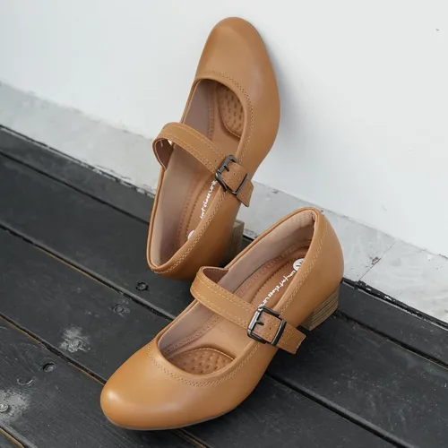 Vista 7 de Ortho+rest Zapatos Mary Janes para juanetes, zapatos de vestir ortopédicos, tacones bajos y gruesos, bombas de trabajo
