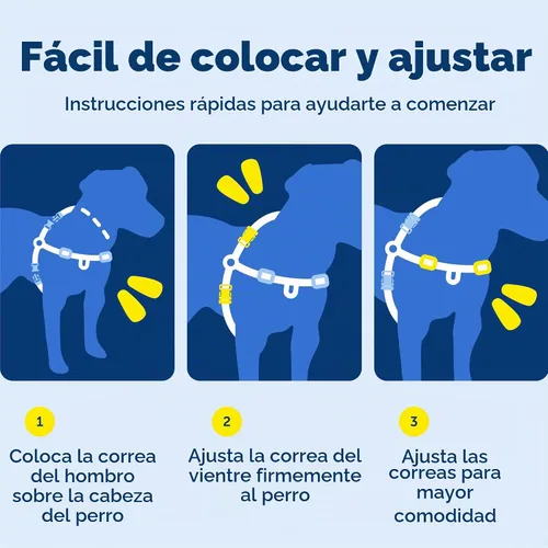 Vista 9 de Arnés de paseo fácil de PetSafe, Negro/Plateado