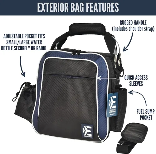 Vista 3 de Bolsa de piloto La bolsa de vuelo Venture para pilotos Se adapta a todos los equipos de vuelo de viaje de aviación, incluyendo tu rodillera