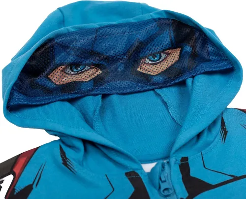Vista 5 de Marvel Avengers - Sudadera con capucha y cremallera para niños pequeños a niños grandes (2T - 18-20)