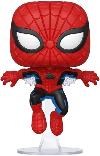 Vista 2 de Funko Pop Marvel 80º Aniversario - Primera Aparición Spider-Man - Marvel Comics - Figura de Vinilo Coleccionable - Idea de Regalo - Mercancía