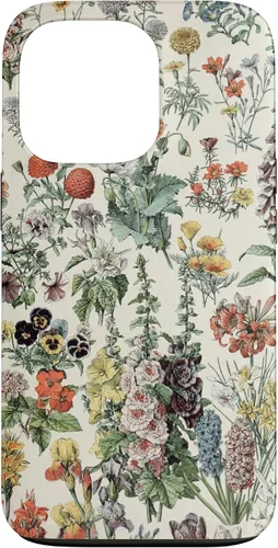 Vista 10 de Cute Flowers Vintage Botanical Flower Illustration Case for iPhone 17
