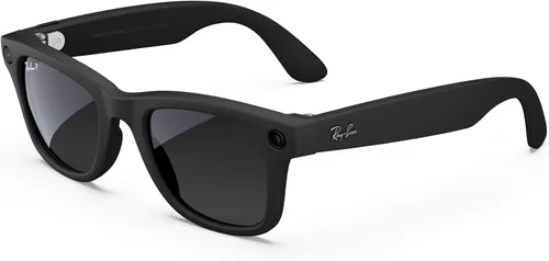 Vista 18 de Ray-Ban Meta (Gen 1), Wayfarer, Large Matte Black Smart AI Glasses for Men, Women — 12 MP Camera, Open-Ear Speakers, Video Recording, Bluetooth