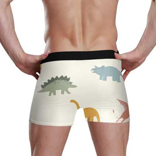Vista 6 de CHIFIGNO Pink Green Glitter Men's Underwear, Soft, Breathable Bamboo-Spandex Blend, S