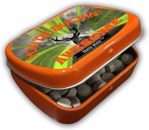 Vista 3 de You're Buckin' Awesome Mints – Regalo loco para amigos, regalos divertidos para compañeros de trabajo, rellenos extraños de calcetines para adultos