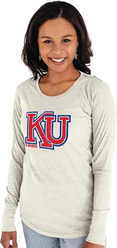 Vista 12 de Blue 84 NCAA playera de tres combinaciones de manga larga para mujer Campus