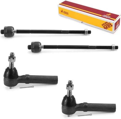 Vista 35 de Metrix Premium Chassis Parts - Kit de 4 piezas de extremos de barra de acoplamiento frontal exterior e interior compatible con Nissan Pathfinder