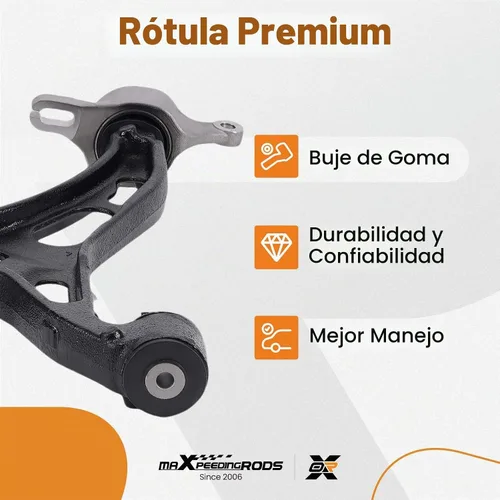 Vista 3 de MaXpeedingrods - Kit de brazo de control delantero inferior para Dodge Durango 2011-2015