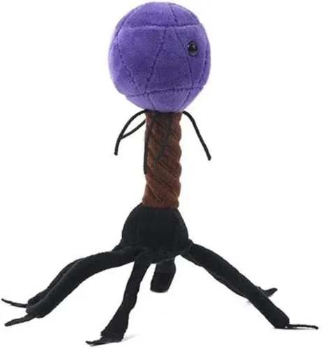 Vista 8 de Giant Microbes Juguete de peluche T4 (T4-Bacteriófago)