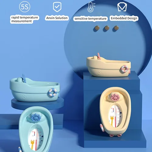 Vista 4 de Termómetros de medición de temperatura de la bañera de baño para bebés Termómetros de ducha fáciles de leer