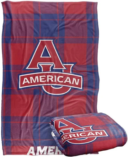 Vista 278 de LOGOVISION St John's University Campus Plaid Spirit Silky Touch Manta súper suave 36 x 58 pulgadas