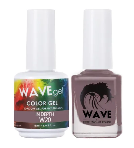 Vista 14 de WAVEGEL - Juego dúo de gel y esmalte de uñas a juego - Colección Simplicity - #P109 Blizzard I 0.5 onzas