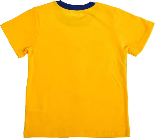 Vista 3 de Disney Mickey and Friends - Conjunto de camiseta y pantalones deportivos para niños pequeños y pequeños, color azulamarillo