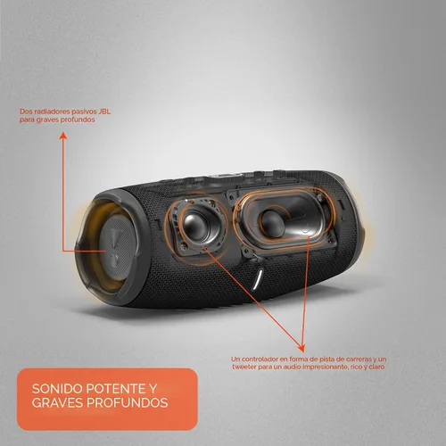 Vista 2 de JBL CHARGE 5 - Altavoz Bluetooth portátil con IP67 impermeable y carga USB, color negro