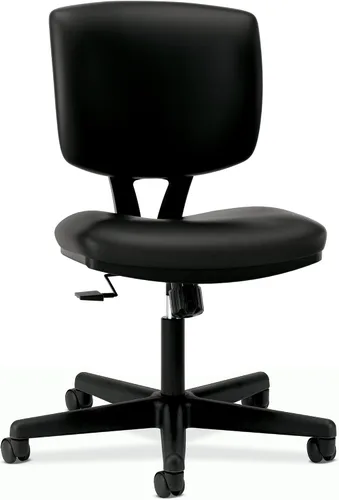 Vista 9 de HON Volt Silla ergonómica de oficina, sin brazos, silla de escritorio de Parte trasera de tela
