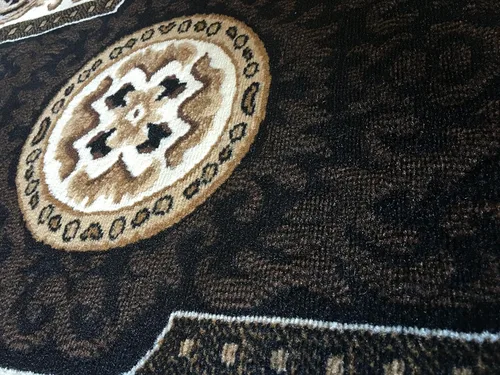Vista 8 de Kingdom - Alfombra tradicional de pasillo largo, diseño negro D123 (2 pies 4 pulgadas x 10 pies 11 pulgadas)