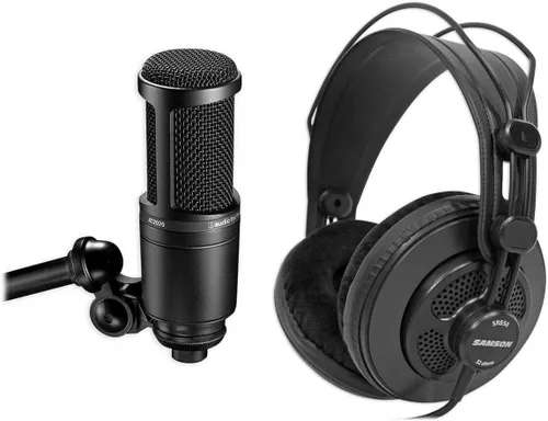 Vista 8 de Audio-Technica AT2005USB - Paquete de micrófono dinámico cardioide USB/XLR con filtro pop, cable XLR y paño de pulido de Austin Bazaar