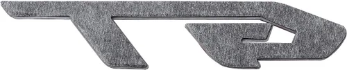 Vista 7 de GT - Calcomanías de metal 3D autoadhesivas para automóvil, emblema de automóvil e insignia, decoración de cubierta de arañazos para camión Negro-rojo