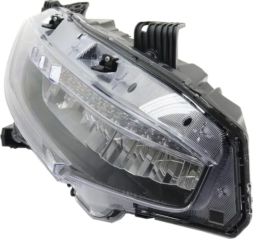 Vista 3 de Evan Fischer Faro delantero LED del lado del pasajero para Honda Civic 2016-2021 Con bombilla(s) Todos los tipos de cuerpo; Modelos construidos