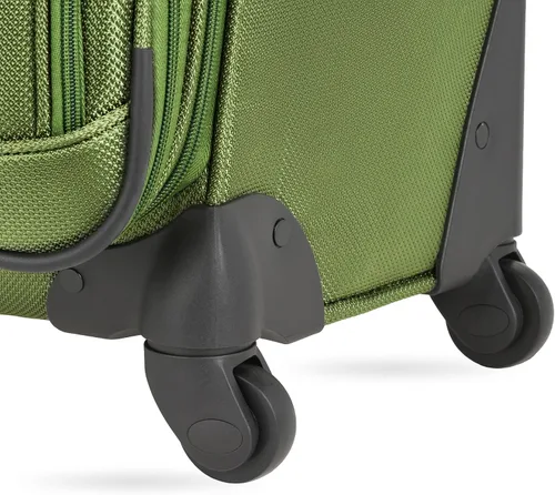 Vista 104 de SwissGear - Equipaje suave expandible Sion con ruedas, Negro