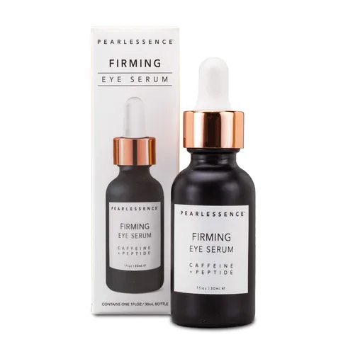 Vista 9 de Pearlessence Suero reafirmante para ojos con cafeína + péptido, rejuvenece los ojos hinchados y reduce las bolsas debajo de los ojos, fabricado