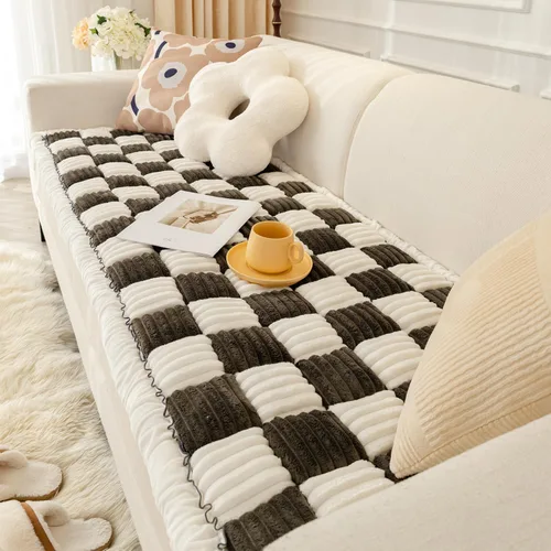 Vista 9 de Protector de sofá para perros, funda de sofá lavable para mascotas, funda de sofá apta para mascotas para perros grandes (negro, 23.6 x 63 pulgadas)