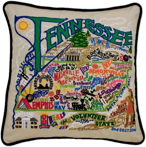 Vista 120 de Catstudio Portland (Oregon) - Almohada decorativa bordada