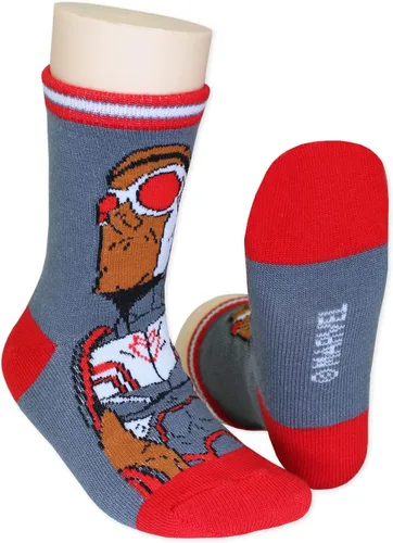 Vista 4 de Super Hero Adventures Spider-Man - Calcetines para niños pequeños, paquete de 6 Avengers Multi