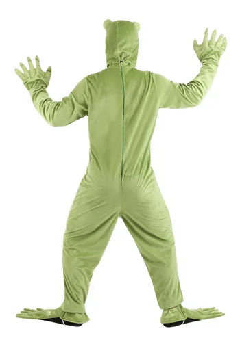 Vista 2 de Disfraz de rana deluxe para adulto Multicolor