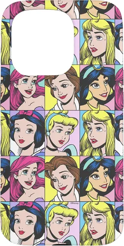 Vista 14 de Funda para iPhone 16 Disney Princesses Pop Art Princess Retratos