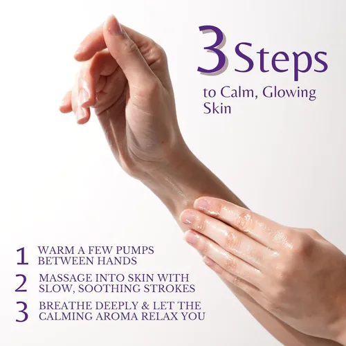 Vista 5 de Edenika Botanicals Aceite de masaje de lavanda para piel, aromaterapia de lujo y aceite de masaje romántico para una cita nocturna, piel relajante e