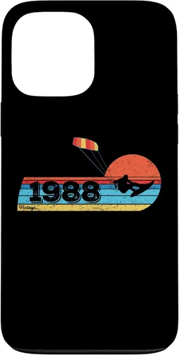 Vista 24 de Kitesurfer Kitesurfing Birthday Vintage 1988 Born Kitesurf Case for iPhone 16