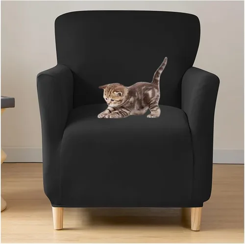 Vista 31 de XMAYODS Funda elástica para silla de club, funda de barril para silla, funda de elastano suave para sillón, funda de sofá extraíble, protector de #1