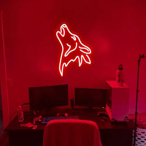 Vista 10 de Letrero de neón de arcade, decoración de sala de juegos de arcade, letrero iluminado por USB para transmisión, cueva de hombre, regalo para Arcade20