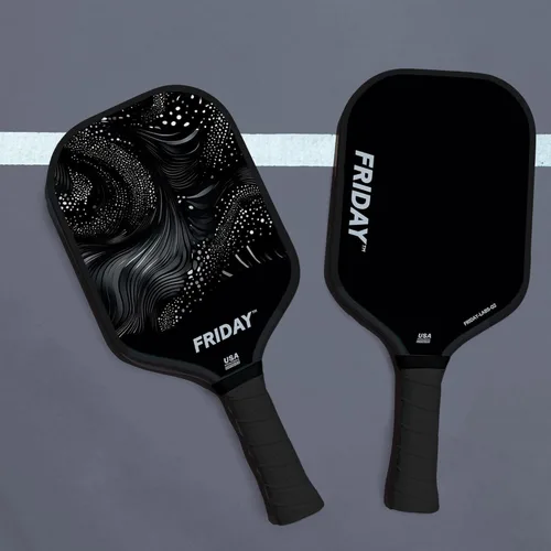 Vista 3 de Lightweight Friday Pickleball Paddle, 14mm Thickness, USA Pickleball Approved, Durable Carbon Fiber, Thermoformed Unibody Design, Honeycomb Core