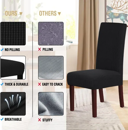 Vista 5 de H.Versailtex - Fundas para sillas de comedor.
