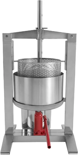 Vista 17 de Extractor de prensa de miel de abeja grande, extractor manual de miel de acero inoxidable 12.6L Extractor de prensa de jugo de frutas