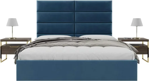 Vista 86 de Vänt - Paneles tapizados de cabecera para montar en la pared, diseño Elizabeth, 120 x 46 pulgadas, configuración de 16 paneles individuales